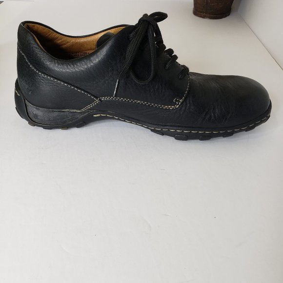 Born Comfort & Casual Leather Black Oxford Size 9 - Picture 6 of 16
